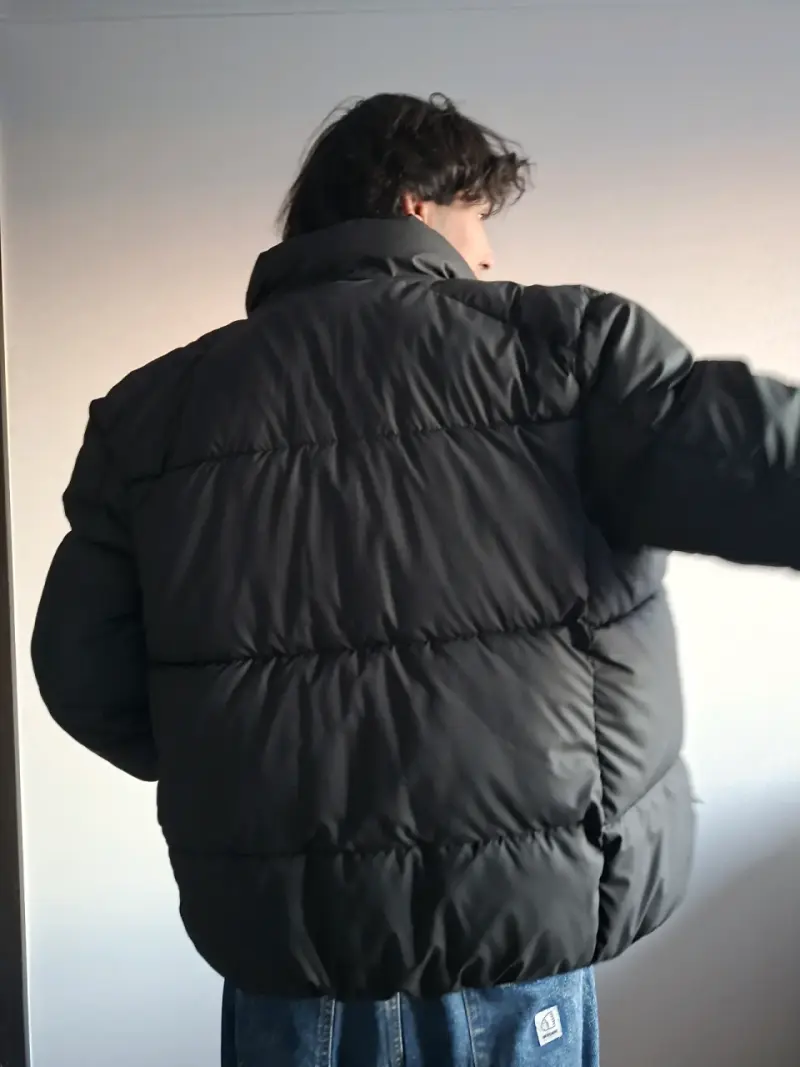 Chaqueta acolchada negra para hombre - 3