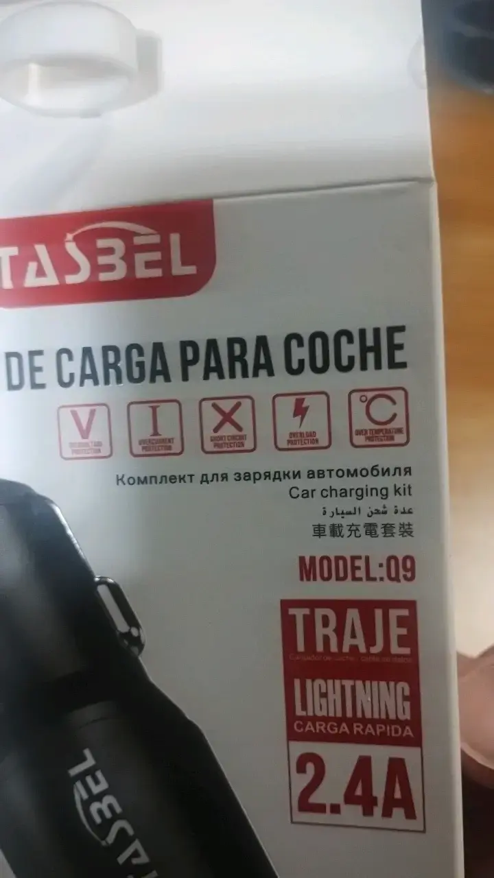 Cargador Auto ( rápida) con Cable iPhone - 3