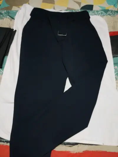 Pantalón Azul marino oscuro Mango Basics Talla 42 - miniatura 1