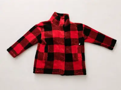 Chaqueta  a cuadros rojos y negros mujer barbados - miniatura 1