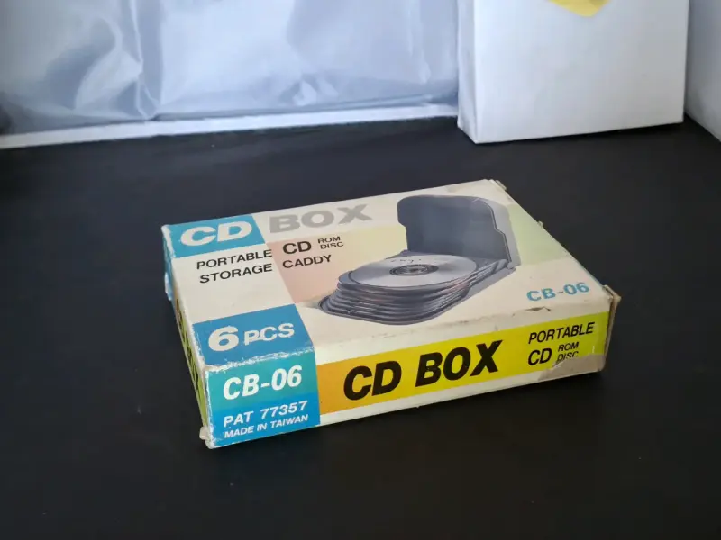 Caja de Almacenamiento para CDs Portátil 6 Piezas - 3