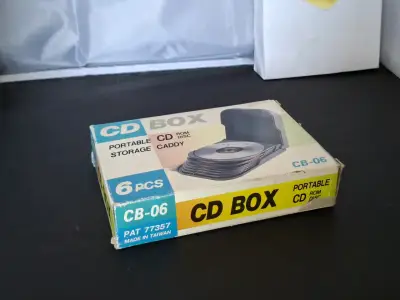 Caja de Almacenamiento para CDs Portátil 6 Piezas - miniatura 3