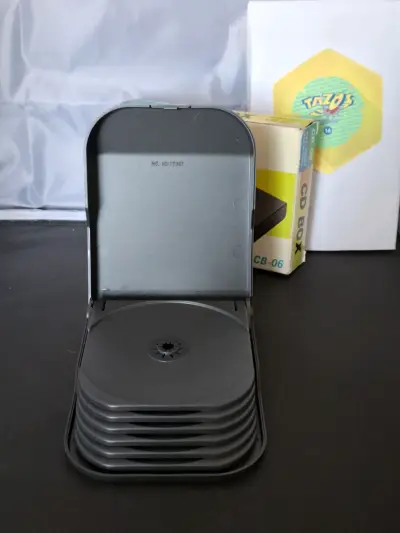 Caja de Almacenamiento para CDs Portátil 6 Piezas - miniatura 4