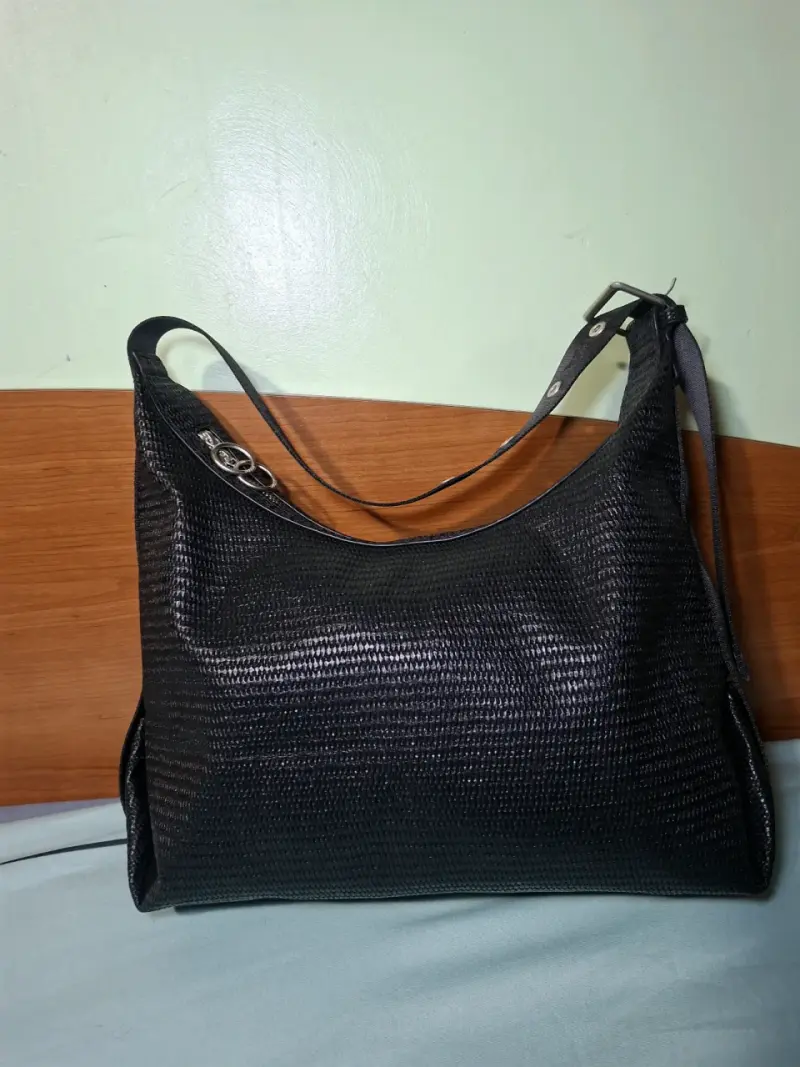 Bolso de hombro negro elegante - 3