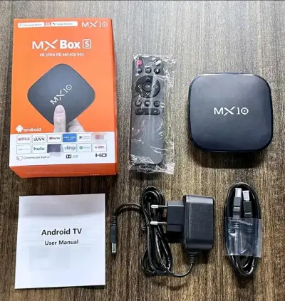 Caja Android TV MX10 4K Ultra HD - miniatura 1