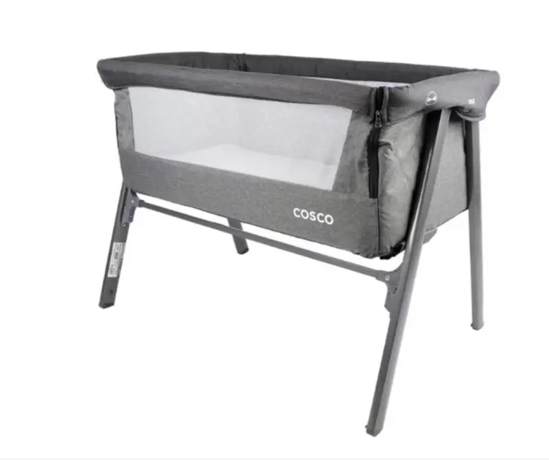 Cuna colecho gris Cosco para bebé