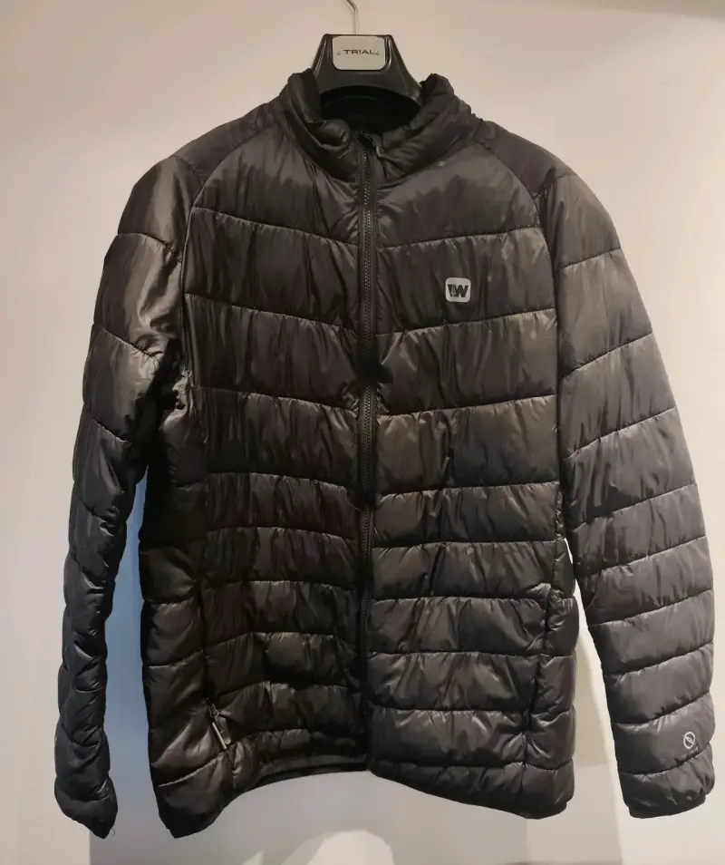 Parka Weinbrenner negra impermeable y cortaviento - 1