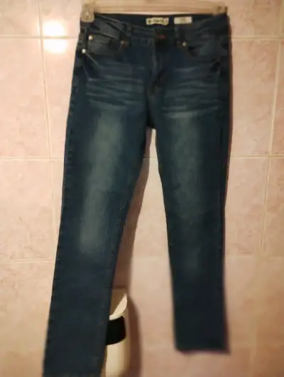 Jeans azul oscuro para niño - miniatura 1