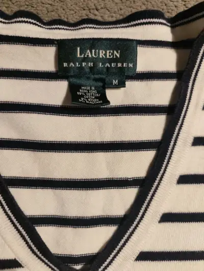 Suéter a rayas Ralph Lauren para mujer - miniatura 2