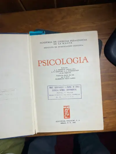 Libro Psicología de Smirnov y Leontiev 1960 - miniatura 3
