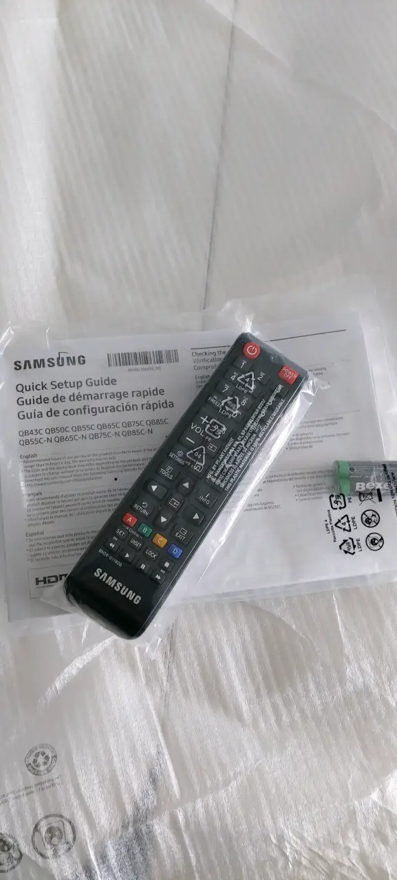 Control remoto Samsung para TV