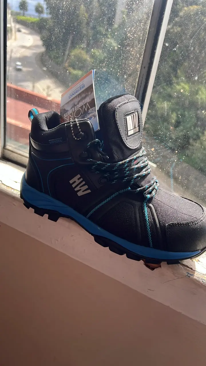 Botas de seguridad HW Bering negras y azules - 1