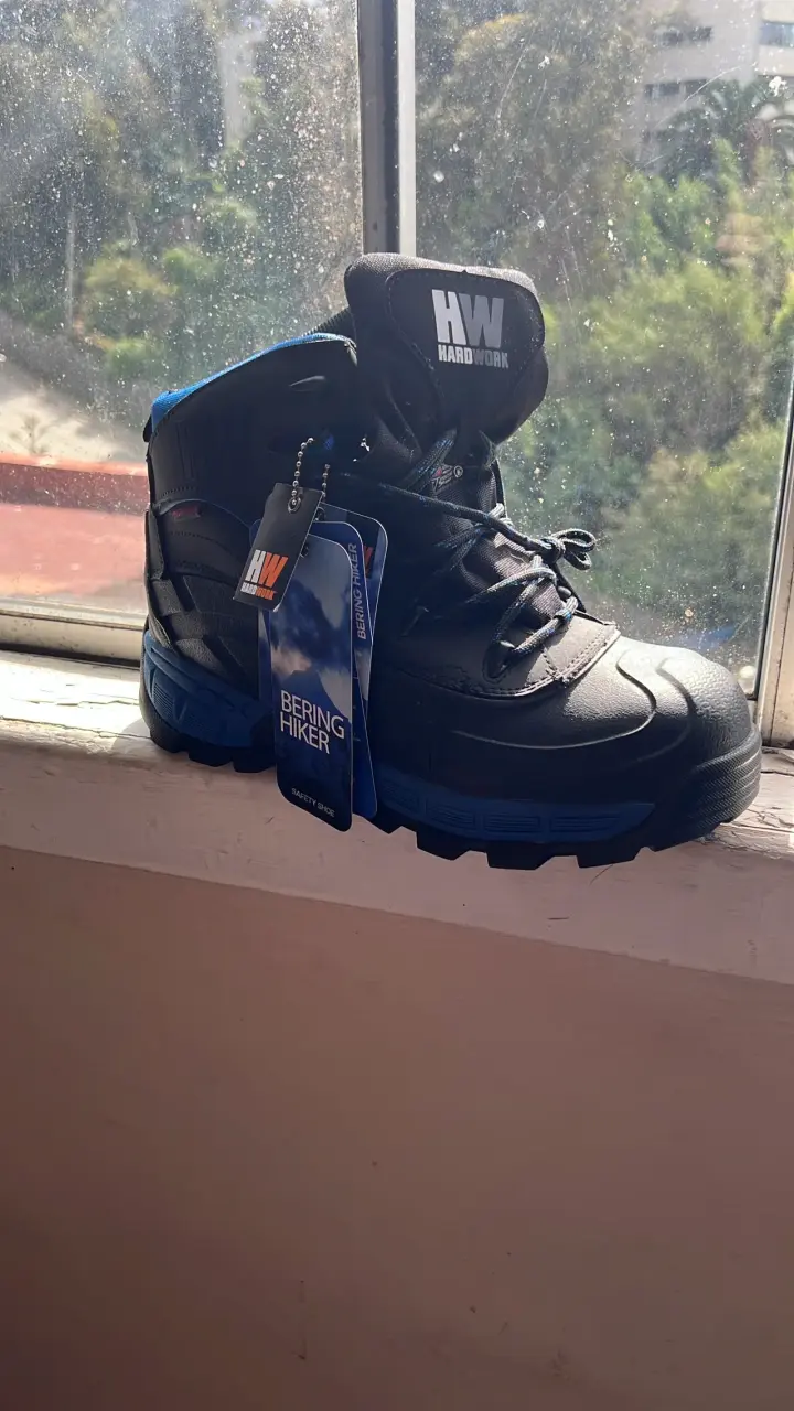 Botas de seguridad HW Bering negras y azules - 2