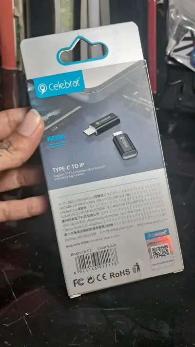 Adaptador Celebrat Type-C a IP CA-02 - miniatura 2
