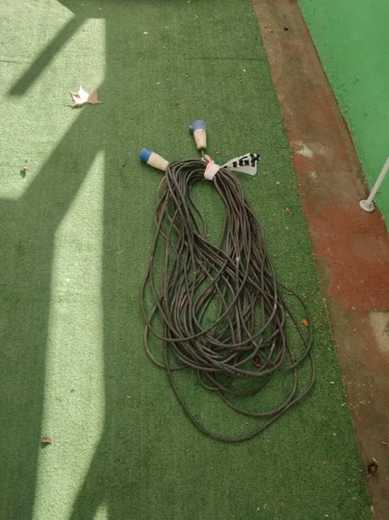 Cable de extensión eléctrica largo