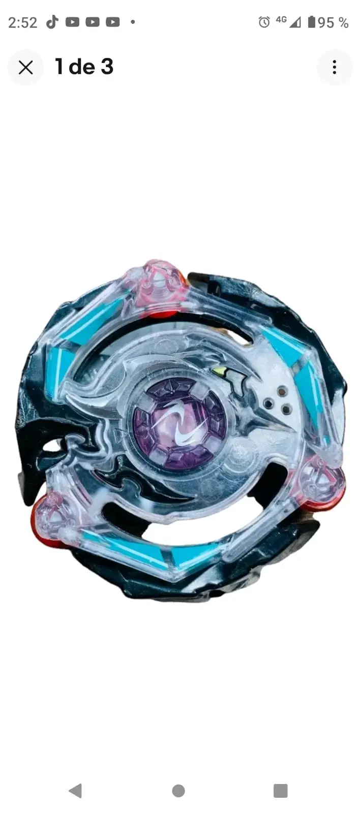 Beyblade evolución Satomb S3 E0722 - 1