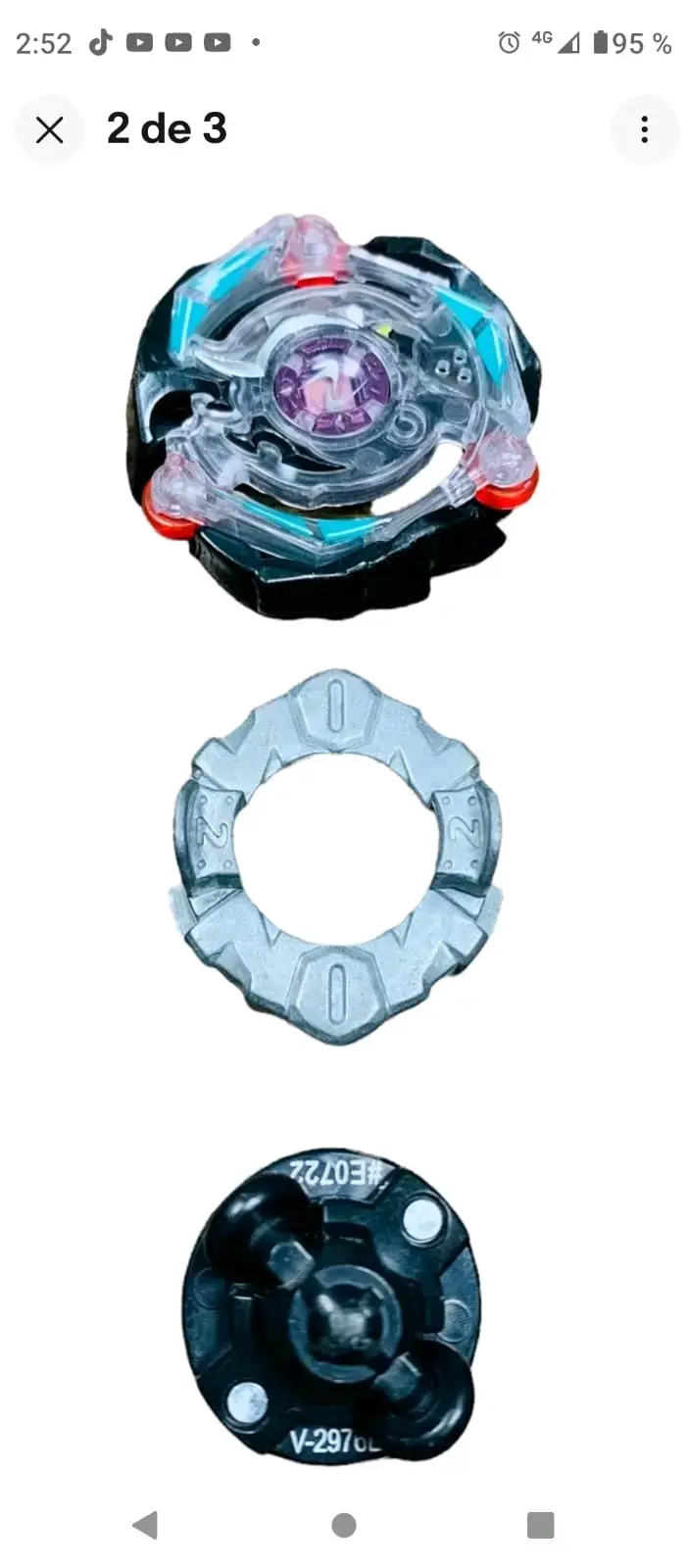 Beyblade evolución Satomb S3 E0722 - 4