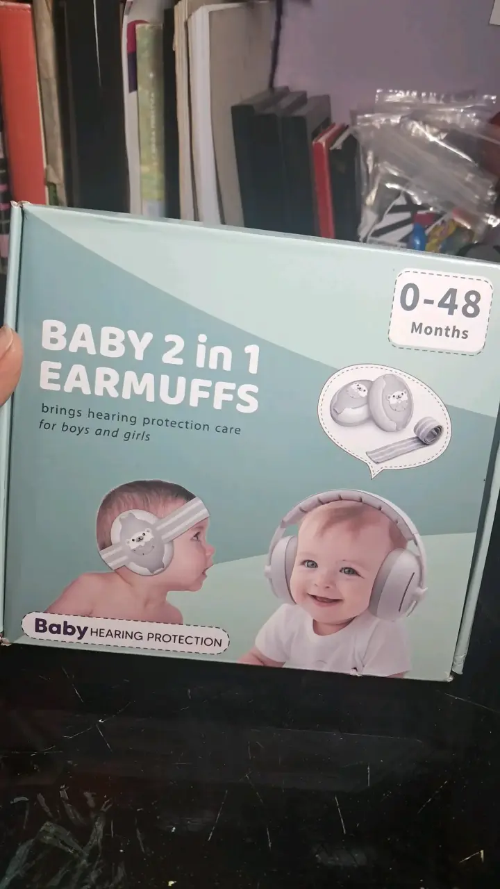 Orejeras para bebé 2 en 1 protección auditiva - 1