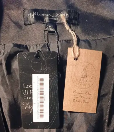 Línea Fiesta - Bolero Lorenzo Di Pontti Negro 2XL - miniatura 5