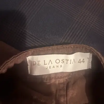 Pantalones De La Ostia marrones talla 44 - miniatura 3