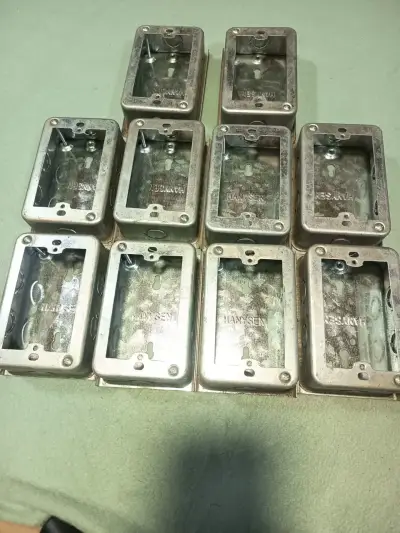 10 Cajas Eléctricas Tipo Chuqui Pregalvanizadas - miniatura 1
