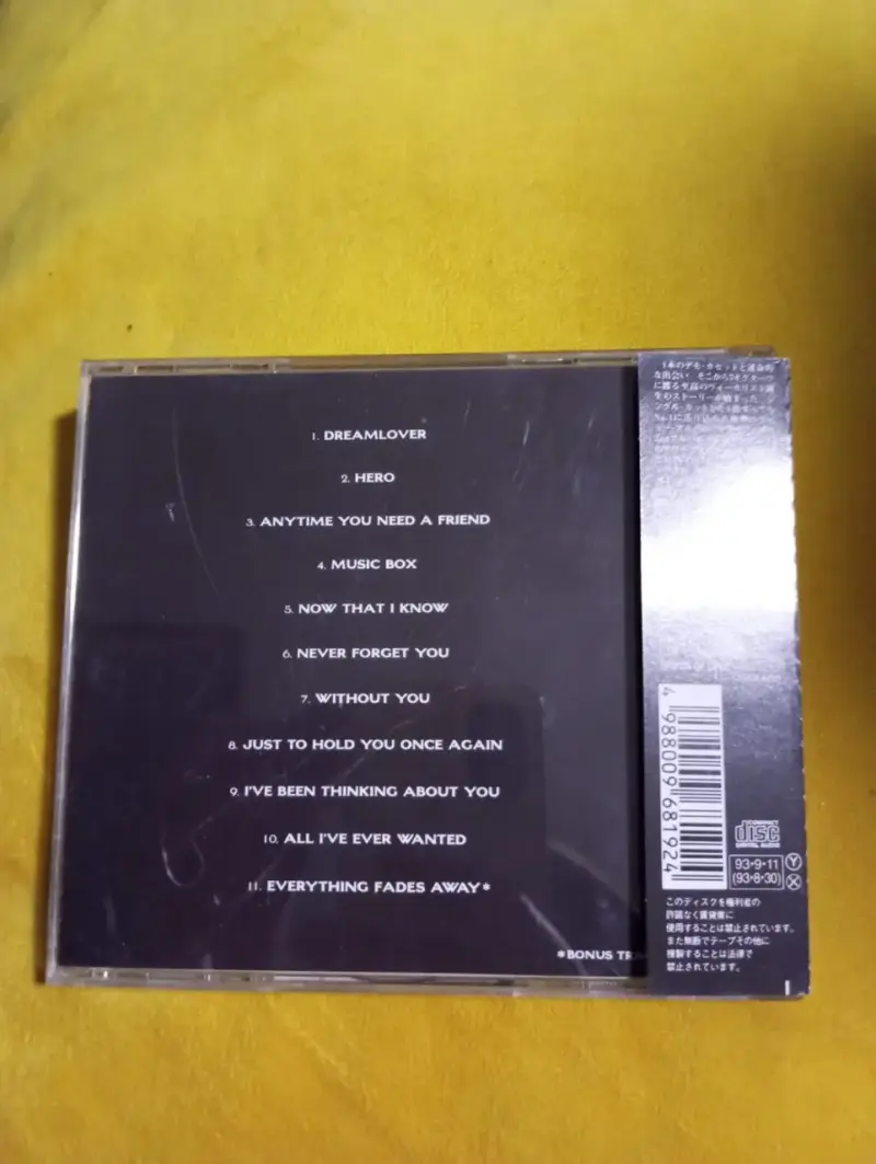 CD Mariah Carey Music Box Edición Japonesa - 2