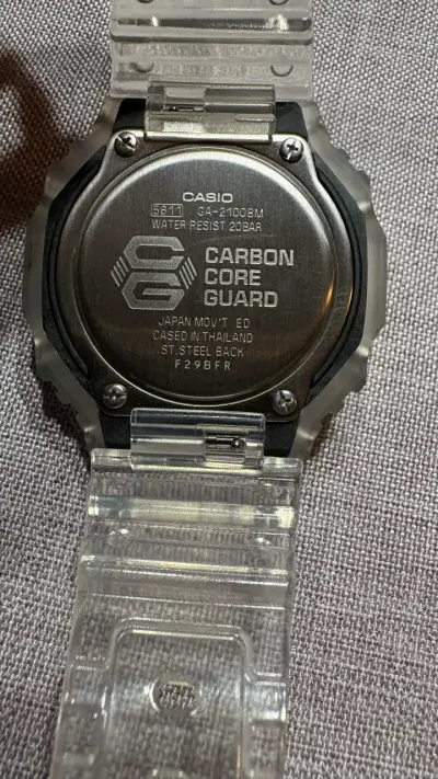 Reloj Casio G-Shock Transparente Resistente al Agu - miniatura 4