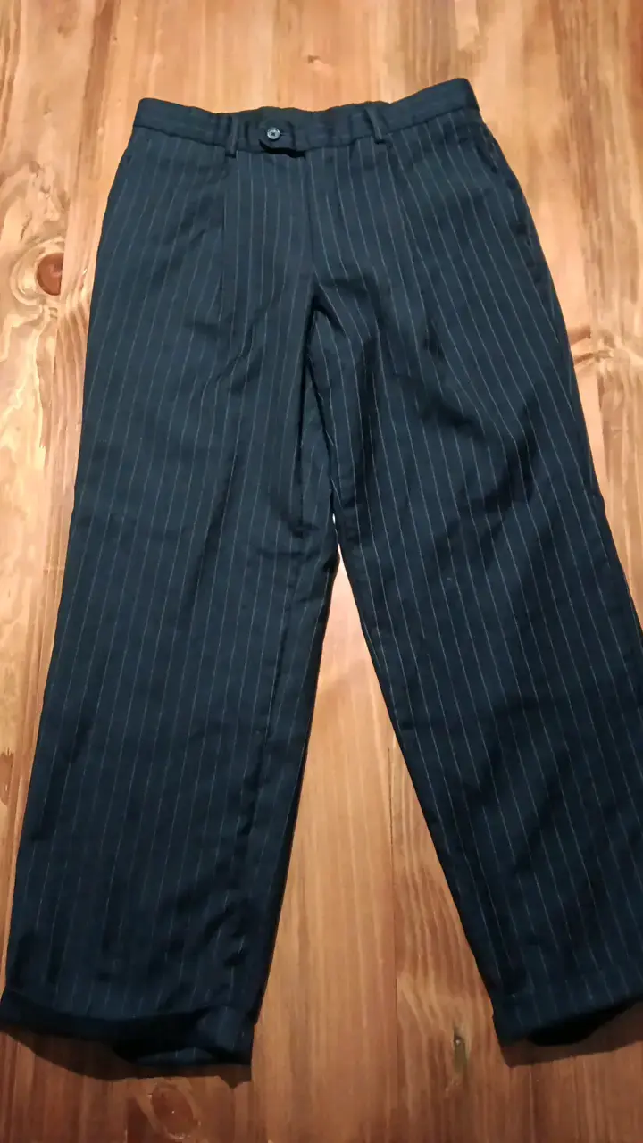 Pantalones de vestir a rayas para hombre - 1