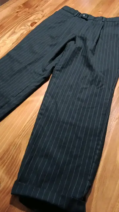 Pantalones de vestir a rayas para hombre - miniatura 2