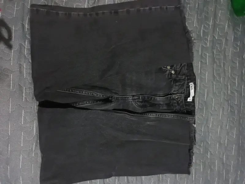 Jeans negros Zara para mujer talla 34 - 3