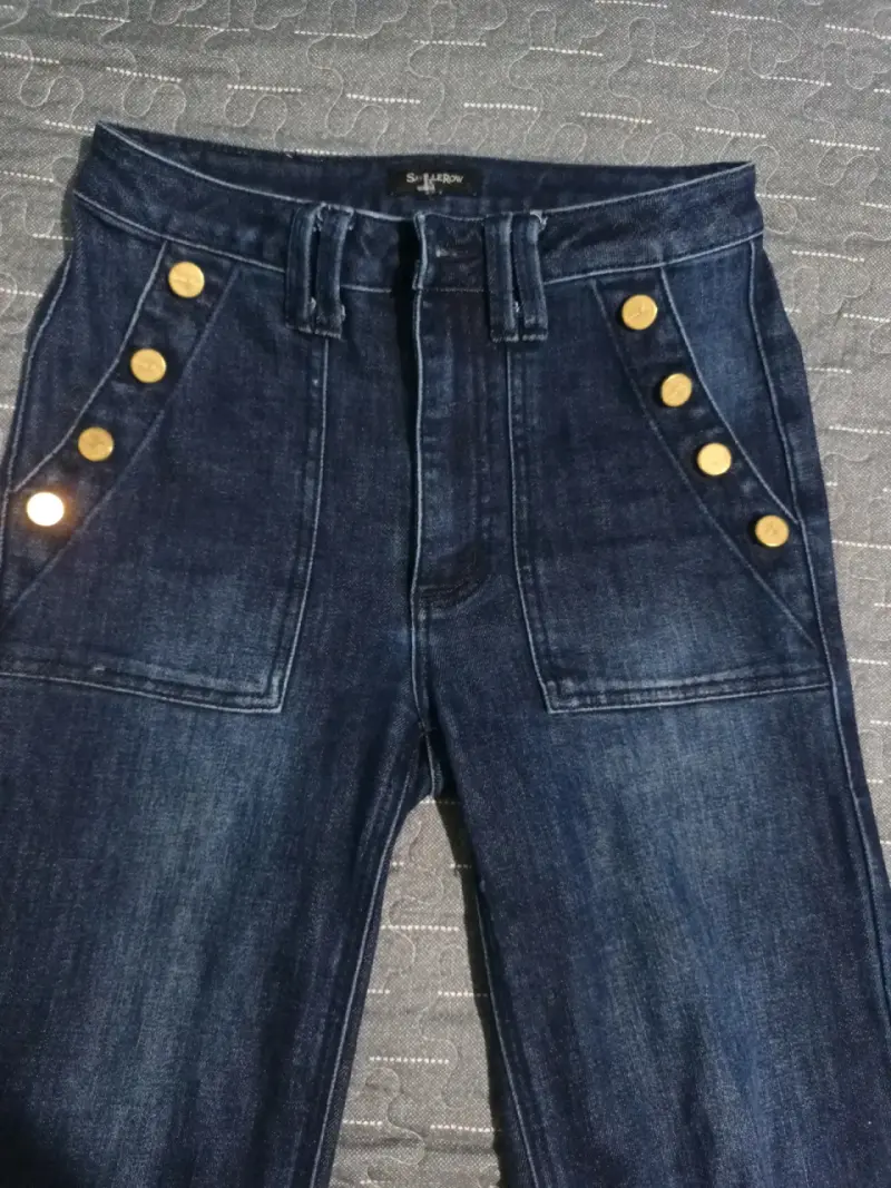 Jeans de mezclilla azul Saville Row - 2
