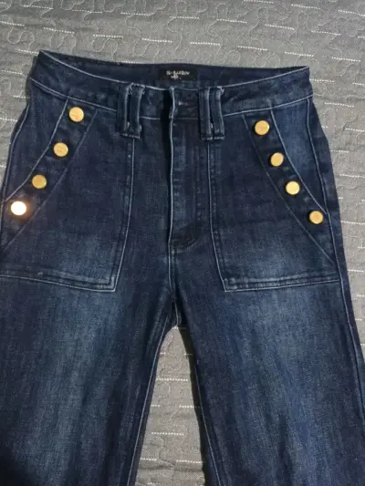 Jeans de mezclilla azul Saville Row - miniatura 2