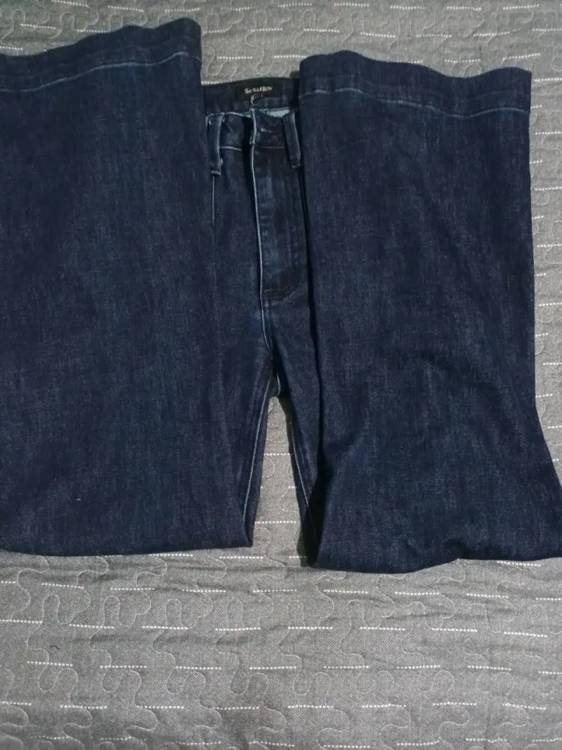 Jeans de mezclilla azul Saville Row - 3