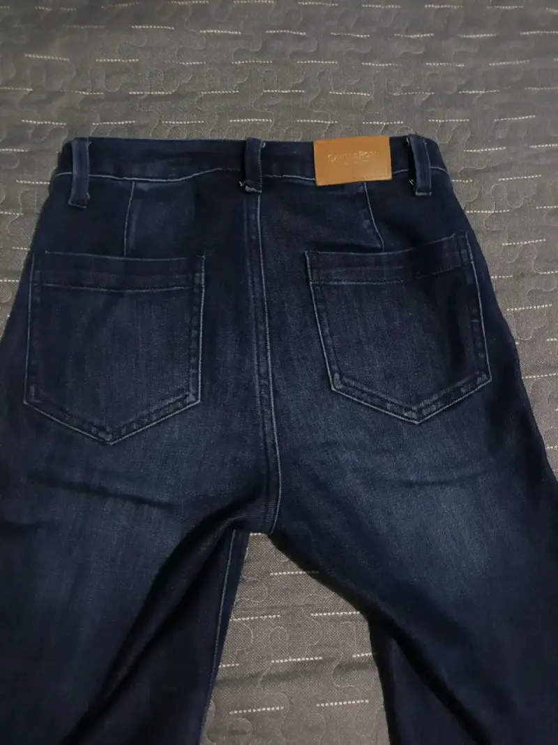 Jeans de mezclilla azul Saville Row - 4