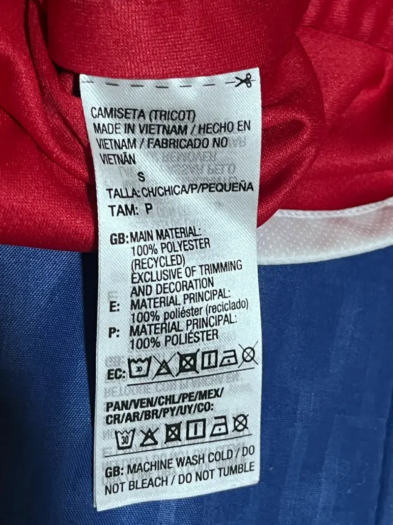 Camiseta Adidas Arsenal 2023 Roja Talla S - 4