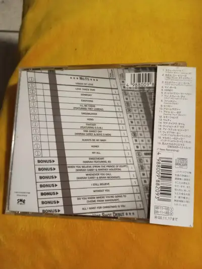 CD Mariah Carey – #1's (1998) Edición Japonesa Con - miniatura 2