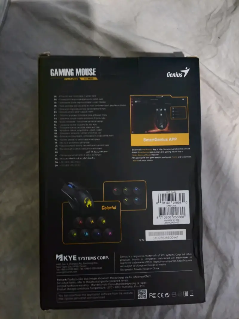 Mouse Gamer GX Ammox X1-602 con Iluminación RGB - 2