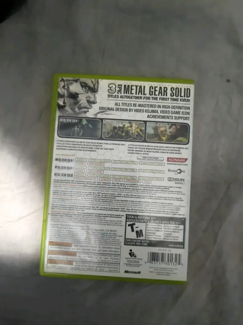Metal Gear Solid HD Collection para Xbox 360 - 2