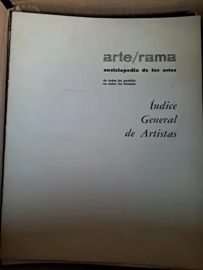 Enciclopedia de las Artes Arte/Rama Volumen VIII - miniatura 1