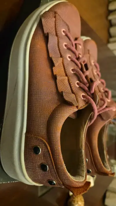 Zapatillas casuales marrones para mujer - miniatura 1