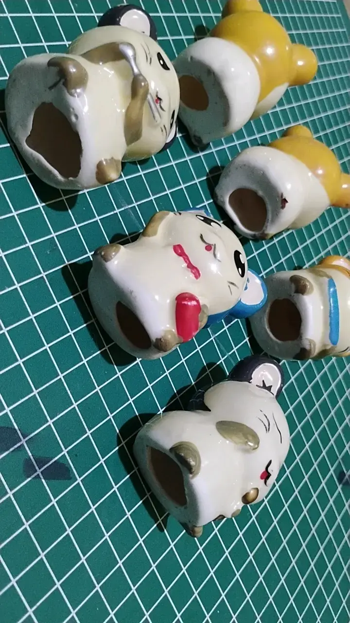 Figuras de colección Hamtaro de cerámica - 5