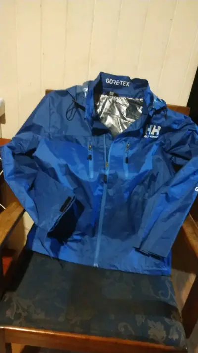 Chaqueta impermeable azul Helly Hansen Gore-Tex - miniatura 1