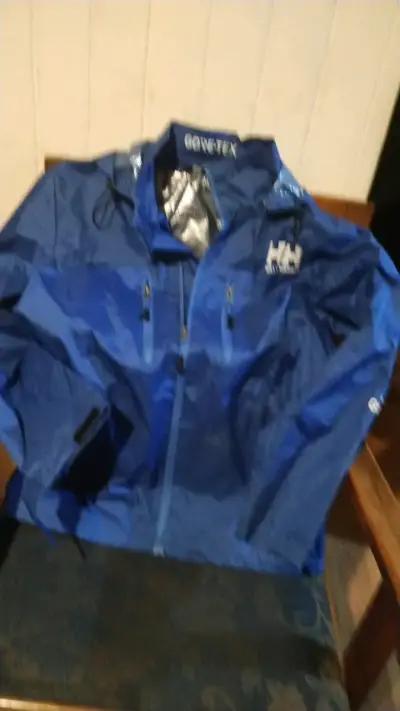 Chaqueta impermeable azul Helly Hansen Gore-Tex - miniatura 3