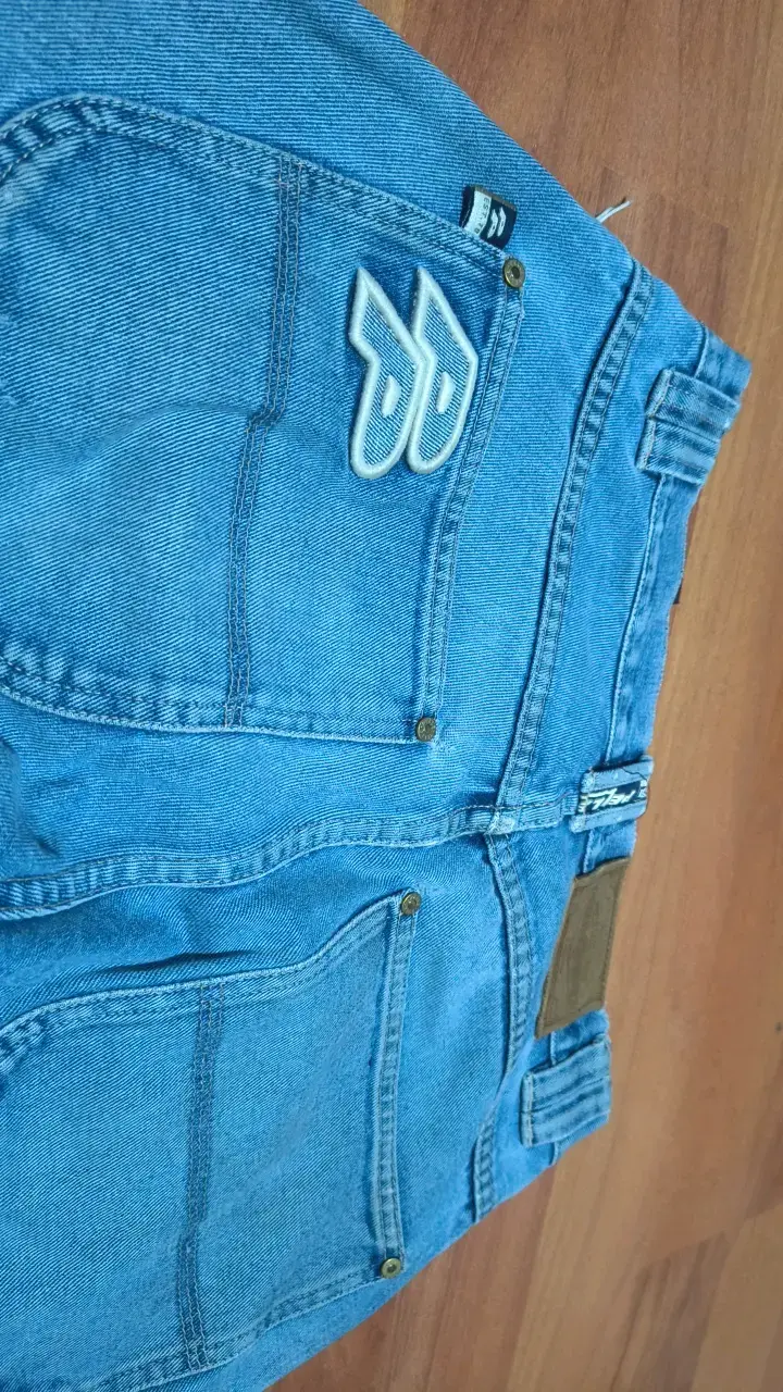 Jeans baggy celestes de la marca pelle pelle - 5