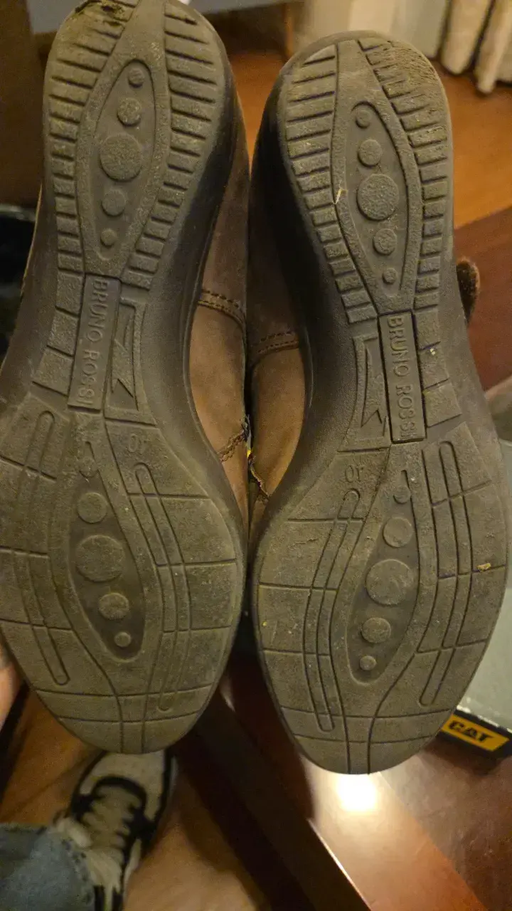 Zapatos de cuero marrón Bruno Rossi para hombre - 3