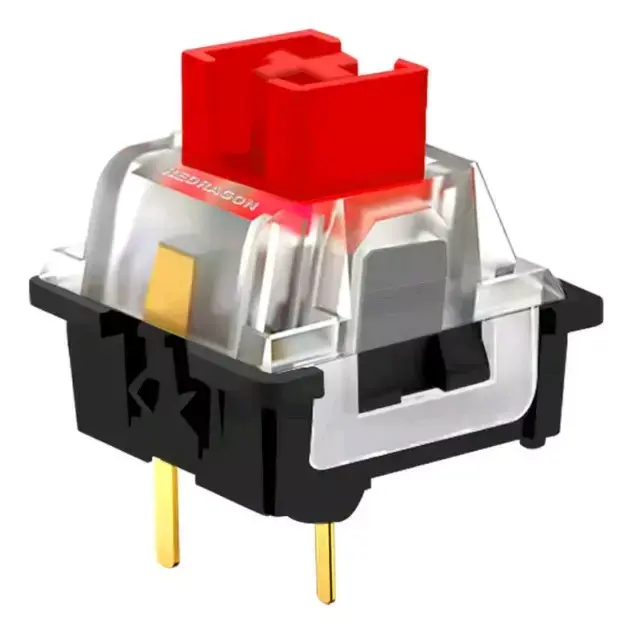 Pack de 30 switches rojos redragon de respuesto