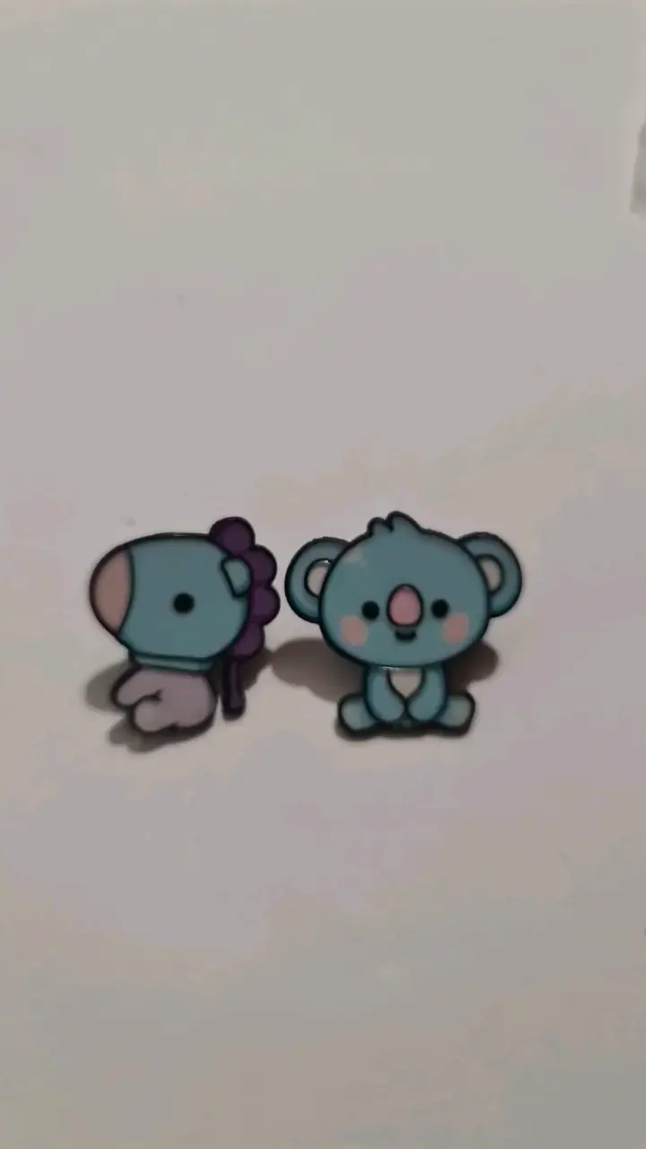 Set de pines de animales kawaii - 1