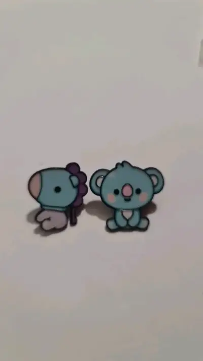Set de pines de animales kawaii - miniatura 1