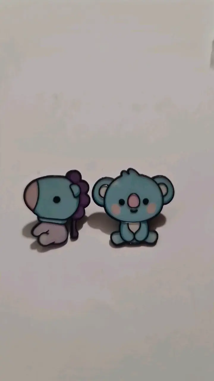 Set de pines de animales kawaii - 2