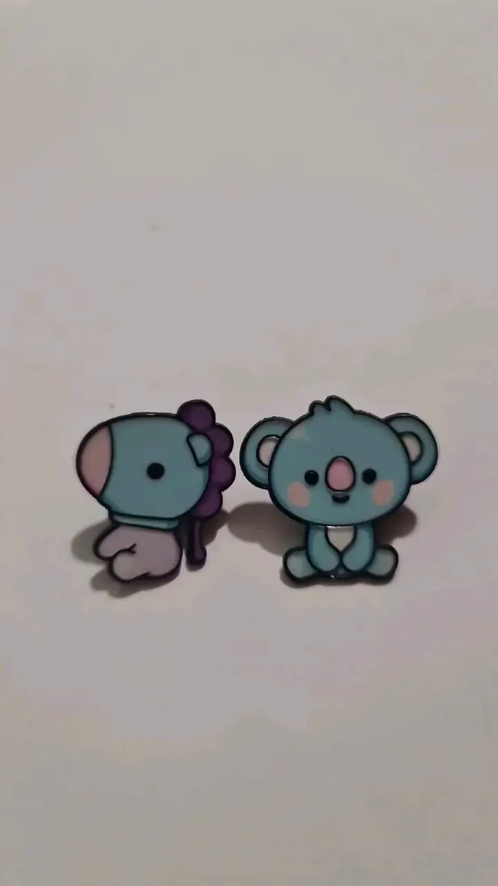Set de pines de animales kawaii - 3
